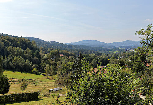 herrliche Aussicht in den Bayerwald